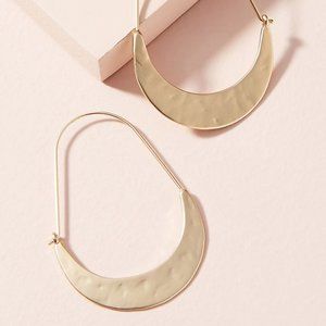 Anthropologie Crescent Hoops